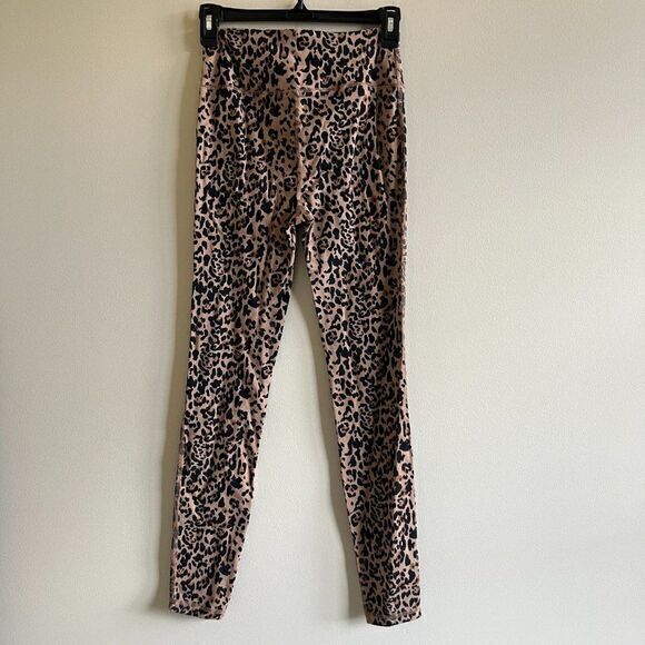 JCREW Weekend 7/8 high-rise leggings in leopard pants Womens Size XS - Picture 6 of 7